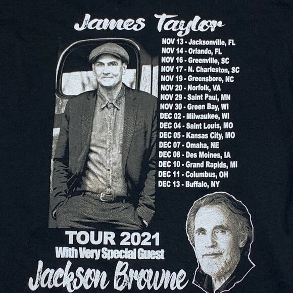 James Taylor 55th Anniversary 1966 – 2021 Shirt James Taylor Tour T-Shir… - Picture 4 of 4